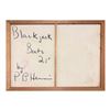 Image 2 : Paul Blaine Henrie (1932-1999), "Blackjack Beats 21" Hand Signed Original Painti