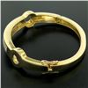 Image 4 : 18kt Yellow and White Gold 1.01 ctw Diamond Open Bangle Bracelet