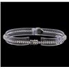 Image 2 : 1.46 ctw Diamond Evil Eye Bracelet - 14KT White Gold