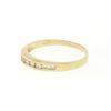 Image 2 : 14k Solid Gold 0.28 ctw 10 Round Brilliant Cut Channel Diamond Ladies Band Ring