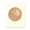 Image 1 : Guillaume Azoulay, "Capricorn" Limited Edition Etching with Gold Leafing, Hand S