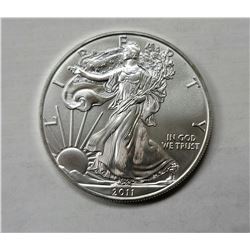 2011 American Silver Eagle .999 Fine Silver Dollar Coin