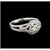 Image 1 : 14KT White Gold 1.17 ctw Diamond Ring