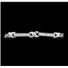 Image 1 : 2.10 ctw Diamond Bracelet - 14KT White Gold