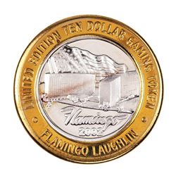 .999 Silver Flamingo Laughlin, NV $10 Casino Limited Edition Gaming Token