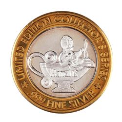 .999 Silver Harrah's Casino Reno Nevada $10 Casino Limited Edition Gaming Token