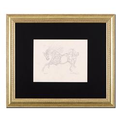 Guillaume Azoulay "BY Sketch" Original Etching on Paper