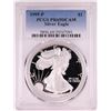 Image 1 : 1995-P $1 Proof American Silver Eagle Coin PCGS PR69DCAM