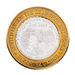 .999 Fine Silver El Cortez Hotel & Casino Las Vegas $10 Limited Edition Gaming Token
