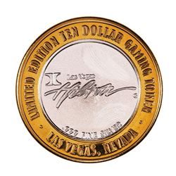 .999 Silver Hilton Las Vegas, Nevada $10 Casino Limited Edition Gaming Token