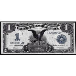 1899 $1 Black Eagle Silver Certificate Note