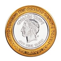 .999 Fine Silver Caesars Tahoe Lake Tahoe, Nevada $10 Limited Edition Gaming Token