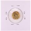Image 2 : 1854 Type 2 $1 Liberty Head Gold Dollar Coin