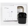 PAIR OF BLACK I7S WIRELESS EARBUD HEADPHONES