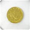 Image 2 : 1/10 Oz .9999 Gold 1990 Canada Maple Leaf Coin