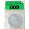 Image 1 : 1 Oz .9999 Fine Silver 1993 Canada Maple Leaf Coin