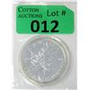 Image 1 : 1 Oz .9999 Fine Silver 2004 Canada Maple Leaf Coin
