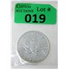 Image 1 : 1 Oz .9999 Fine Silver 2013 Canada Maple Leaf Coin