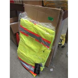 4XL Condor Yellow Reflective Insulated Safety Coat