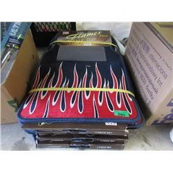 10 New 4 Piece Flames Car Mat Sets