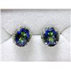 Image 1 : New 5 CT Mystic Topaz & Diamond Earrings