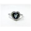 Image 1 : Mystic Topaz & Diamond Sweetheart Ring
