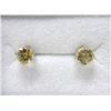 Image 1 : New Sterling Silver Round Cut Citrine Earrings