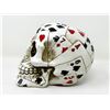 Image 2 : New Poker Card Skull -  4" x 6" x 5" tall