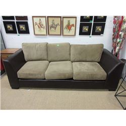 New 92" Sofa with Fabric Upholstered Cushions