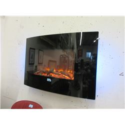 New Dynasty 36" Curved Wall-Mount Fireplace