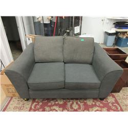 Grey Fabric Loveseat - Store return