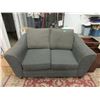 Image 1 : Grey Fabric Loveseat - Store return