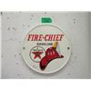 Image 1 : Cast Metal 9.5" Texaco Fire-Chief Sign