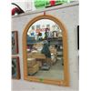 Image 1 : Wood Framed Mirror - 27" x 39"