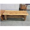 Image 1 : Hand Crafted Solid Wood Coffee Table / Bench