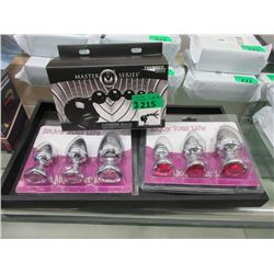 3 New Butt Plug Sets