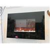 Image 1 : New Dynasty 36" Flat Glass Wall-Mount Fireplace