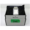 Image 2 : New Mans Diamond 2-Tone Bulova Watch