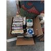 Image 1 : 2 Boxes of DVDs and Music CDs