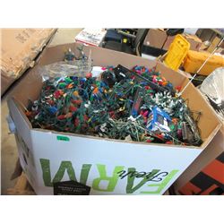 Skid of Christmas String Lights and More