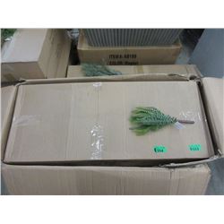 4 Boxes of 48 New 10" Faux Ferns