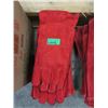 Image 1 : 6 Pairs of Heavy Leather Welding Gloves