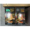 Image 1 : 2 New 7"  Natural Salt Lamps with Bulbs 