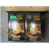 Image 1 : 2 New 7" Natural Salt Lamps with Bulbs & Cords