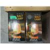 Image 1 : 2 New 7" Natural Salt Lamps with Bulbs & Cords