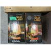 Image 1 : 2 New 7" Natural  Salt Lamps with Bulbs & Cords