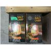 Image 1 : 2 New 7" Natural  Salt Lamps with Bulbs & Cords