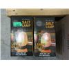 Image 1 : 2 New 7" Natural  Salt Lamps with Bulbs & Cords