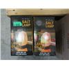 Image 1 : 2 New 7" Natural Salt Lamps with Bulbs & Cords