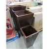 Image 1 : New 3 Piece Tall Metal Planter Set